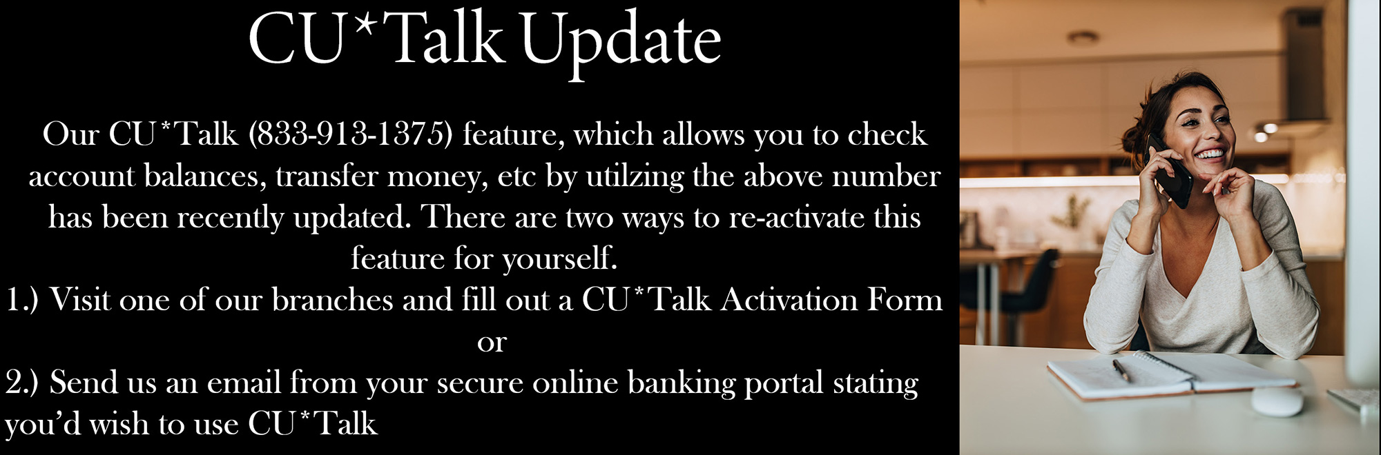 CU Talk update