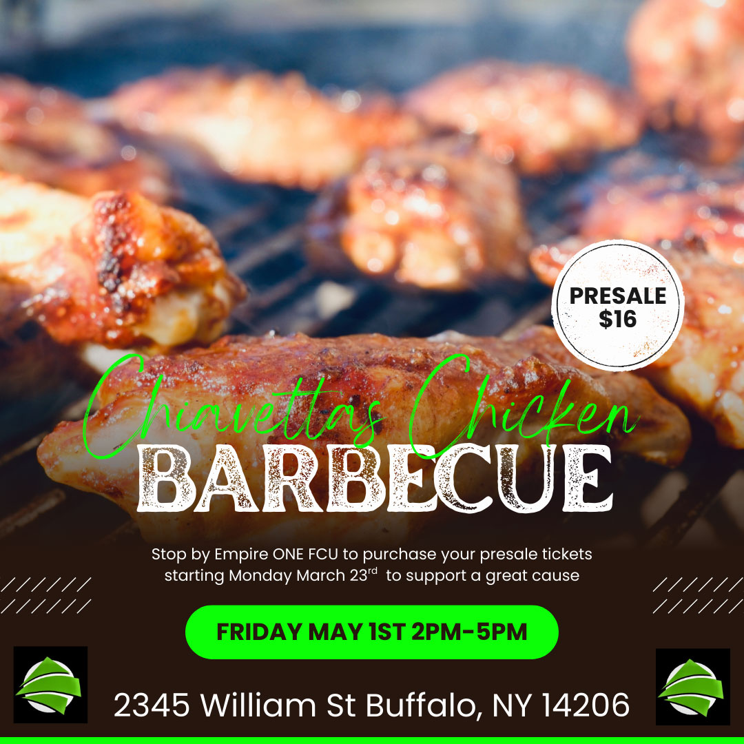 Chiavettas Chicken BBQ | Presale $16 | Friday, May 1st 2pm-5pm